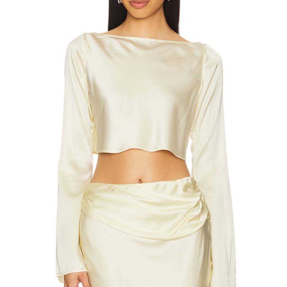 Camila Coelho - Enza Top in Butter Yellow - M